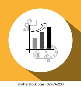 Infographic Technical service  icon design, vector illustration