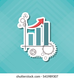 Infographic Technical service  icon design