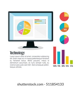 infographic technology flat icons
