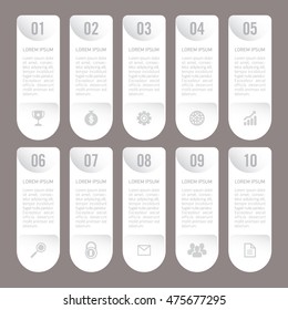 infographic template 10 options