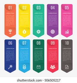 Plantilla de infografía 10 opciones