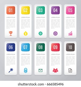 infographic template 10 options