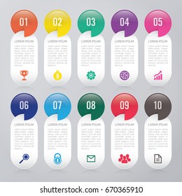 infographic template 10 options