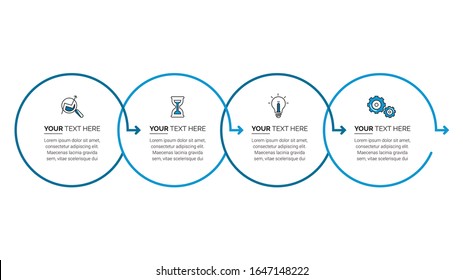 Plantilla de infografía con 3, 4, 5, 6 opciones. Se puede utilizar como gráfico, diagrama, gráfico, diseño de flujo de trabajo, para web, informes e infografías empresariales.
