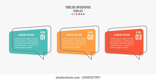 Plantilla de infografía, 3 opciones calendario moderno de diagrama de línea de tiempo, infografía de vector de presentación 