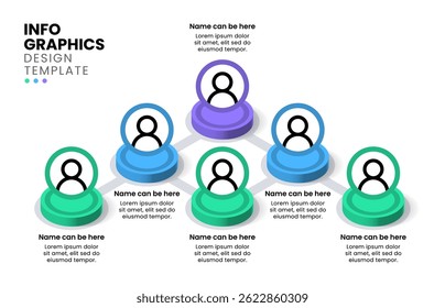 Infographic template met 3 opties of stappen. Leiderschap. Kan worden gebruikt voor workflow lay-out, diagram, banner, webdesign. Vectorillustratie
