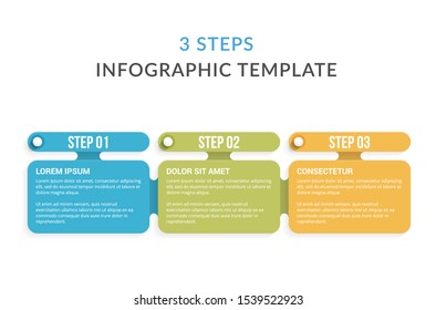 Infographic template with 3 steps, workflow, process chart, vector eps10 illustration