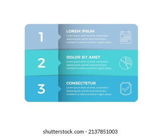 Infographic template with 3 steps, workflow, process chart, vector eps10 illustration