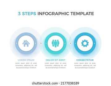 Infographic template with 3 steps, workflow, process chart, vector eps10 illustration