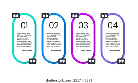 Infographic template with 4 options or steps. Can be used for workflow layout, diagram, banner, webdesign. Vector illustration