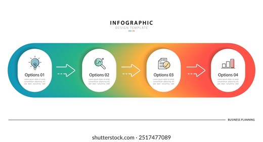 Infográfico modelo 4 Passo linha do tempo viagem isolado fundo, visualização de dados design simples plano. gráfico de apresentação. Criador de linha do tempo de negócios 4 opções, ilustração vetorial.	