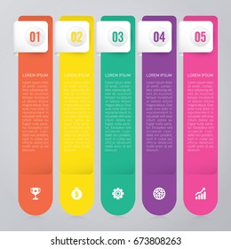 infographic template 5 options