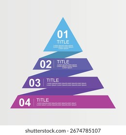 modelo infográfico 5 etapas, ilustração de vetor