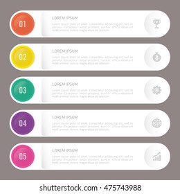 infographic template 6 options