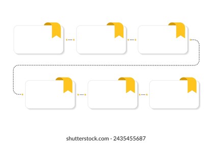 Infographic template. 6 Step timeline journey, Flat simple infographics design template. presentation graph. Business concept with numbers 6 options or steps vector illustration.