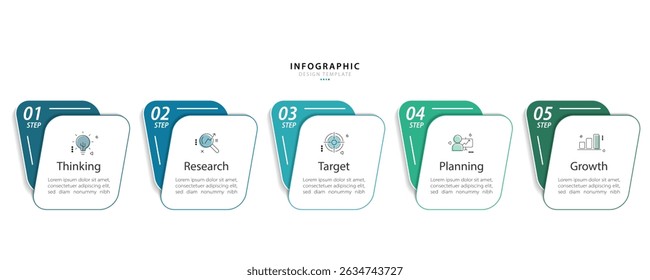 Infographic template. 6 Step timeline journey, Flat simple infographics design template. presentation graph. Business concept with numbers 6 options or steps vector illustration.