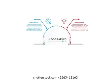 Infographic template with 8 options or steps. Can be used for workflow layout, diagram, banner, web design. Vector illustration