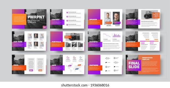 Infographic template with bright design on white background, with photography, geometric vector illustration. Presentation of a set of annual report flyers, analytical data, with a corporate identity