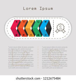 infographic template brochure CONCEPT flowchart