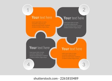Infographic template for business. 4 Steps Modern Timeline diagram with graphs and business icon, presentation vector infographics