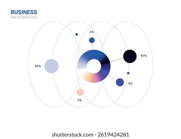 Infographic template for business. 5 Steps Modern Timeline diagram with progress arrows, presentation vector infographic. Percentage ratio. Percentages. Blue, violet, black, pink