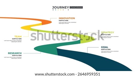 Infographic template for business. 5 Steps Modern milestone diagram with road journey concept, presentation vector infographic.