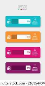 Infographic template business concept  with workflow.