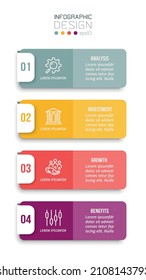 Concepto de negocio de plantillas de infografía con flujo de trabajo.