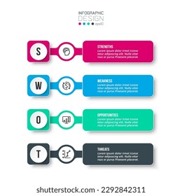 Infographic template business concept with workflow.
