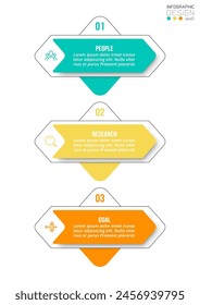 Infographic template business concept with workflow.