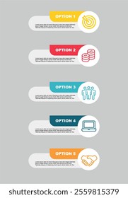 Infographic template business concept with workflow