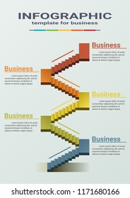 Infographic template for business
Creative vector illustration