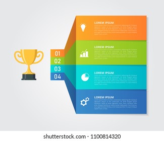 Infographic template for business, education, web design, banners, brochures, flyers, diagram, workflow, timeline. Vector illustration.