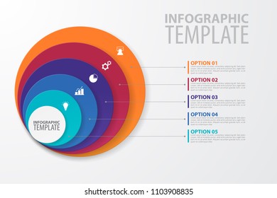 Infographic template for business, education, web design, banners, brochures, flyers, diagram, workflow, timeline. Vector infographic element.