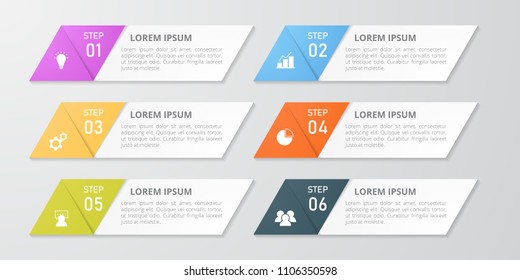 Infographic template for business, education, web design, banners, brochures, flyers, diagram, workflow, timeline. Vector infographic element.
