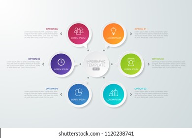 Infographic template for business, education, web design, banners, brochures, flyers, diagram, workflow, timeline. Vector illustration.