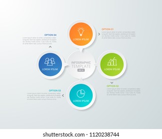 Infographic template for business, education, web design, banners, brochures, flyers, diagram, workflow, timeline. Vector illustration.
