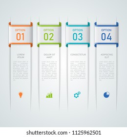 Infographic template for business, education, web design, banners, brochures, flyers, diagram, workflow, timeline. Vector illustration.