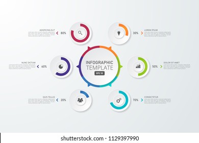 Infographic template for business, education, web design, banners, brochures, flyers, diagram, workflow, timeline. Vector illustration.