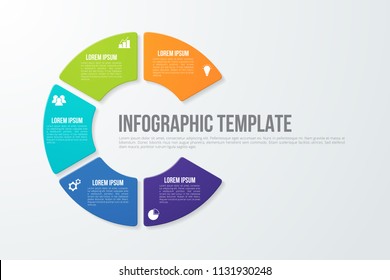 Infographic template for business, education, web design, banners, brochures, flyers, diagram, workflow, timeline. Vector illustration.