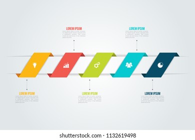 Infographic template for business, education, web design, banners, brochures, flyers, diagram, workflow, timeline. Vector illustration.