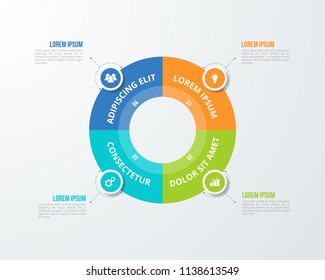 Infographic template for business, education, web design, banners, brochures, flyers, diagram, workflow, timeline. Vector illustration.