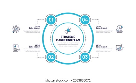 Infographic template Business Marketing Corporate Timeline