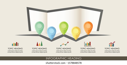 Infographic template for business presentation.