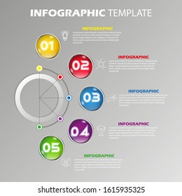 infographic template for business presentation
