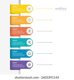 Infographic template for business presentations or information banner. Vector illustration.