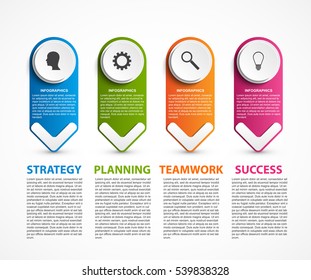 Infographic Template For Business Presentations Or Information Banner. 