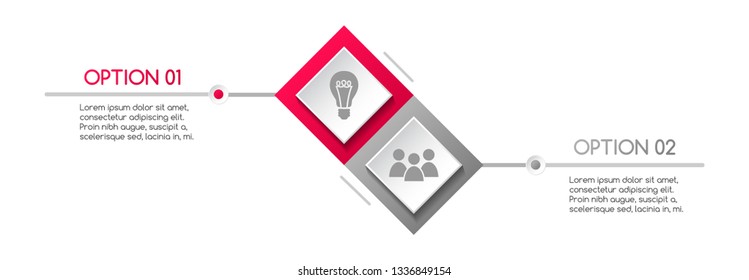 Infographic template - business timeline. Vector