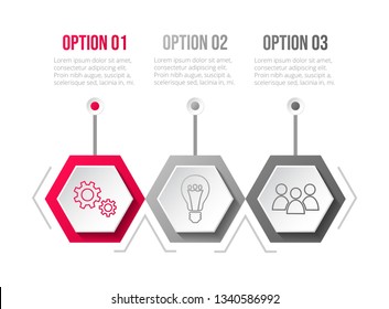 Infographic template - business timeline. Vector