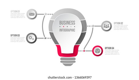 Infographic template - business timeline. Vector